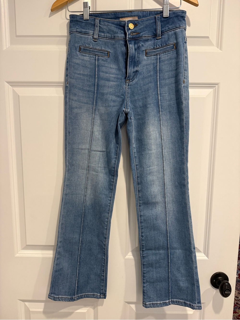 KUT from the Kloth Kelsey High Rise Ankle Flare Jeans Size 0